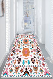 Conceptum Alfombra de pasillo Marmorizzato Djt 80 x 300 cm